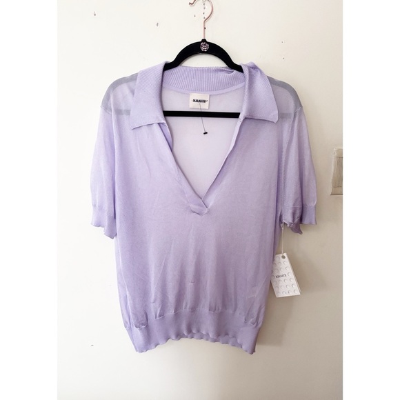 KHAITE
The Julita V-neck polo top - Picture 3 of 6